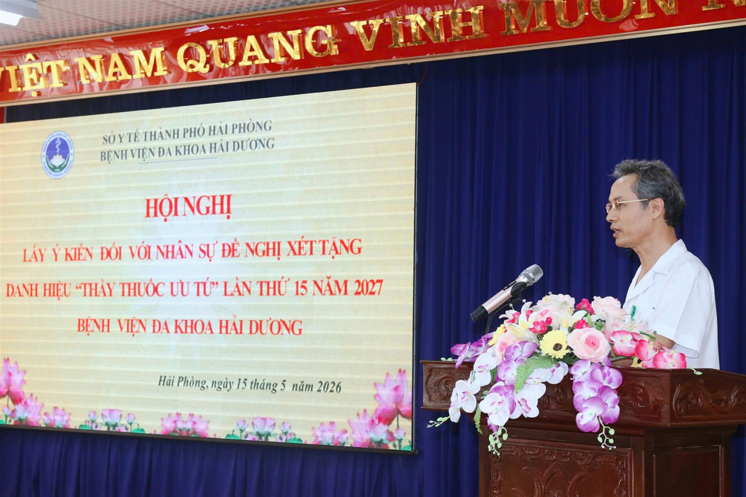 Từ hành trình tận tâm cống hiến đến danh hiệu cao quý dành cho người thầy thuốc tại Bệnh viện Đa khoa Hải Dương